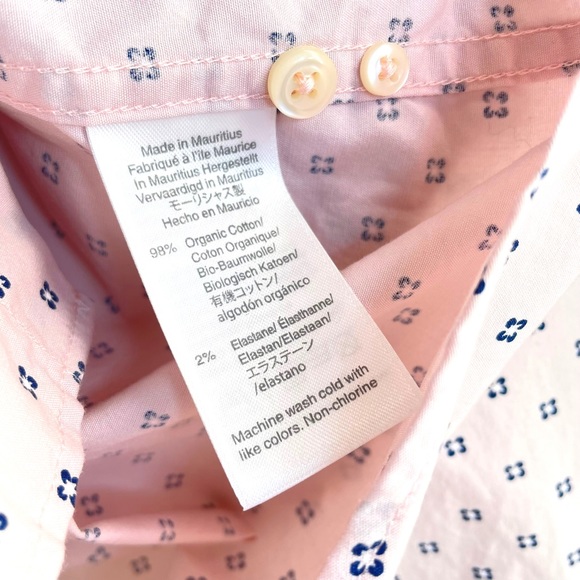 J. Crew "Secret Wash Shirting" Classic Fit Button Down Long Sleeve Pink Shirt XL - Picture 10 of 12